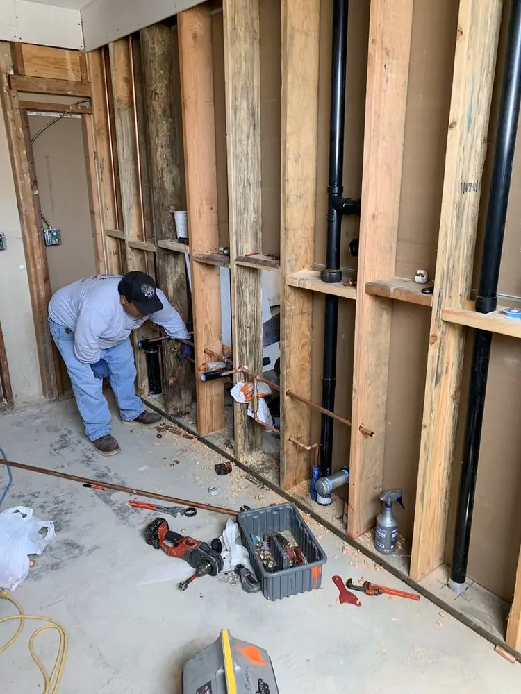 Commercial rough-in plumbing for Gas Line Repair in Dallas